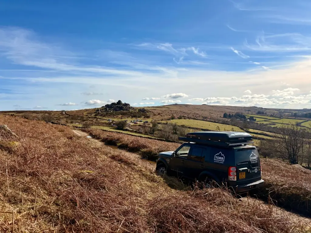 4x4 exploring Dartmoor Tors