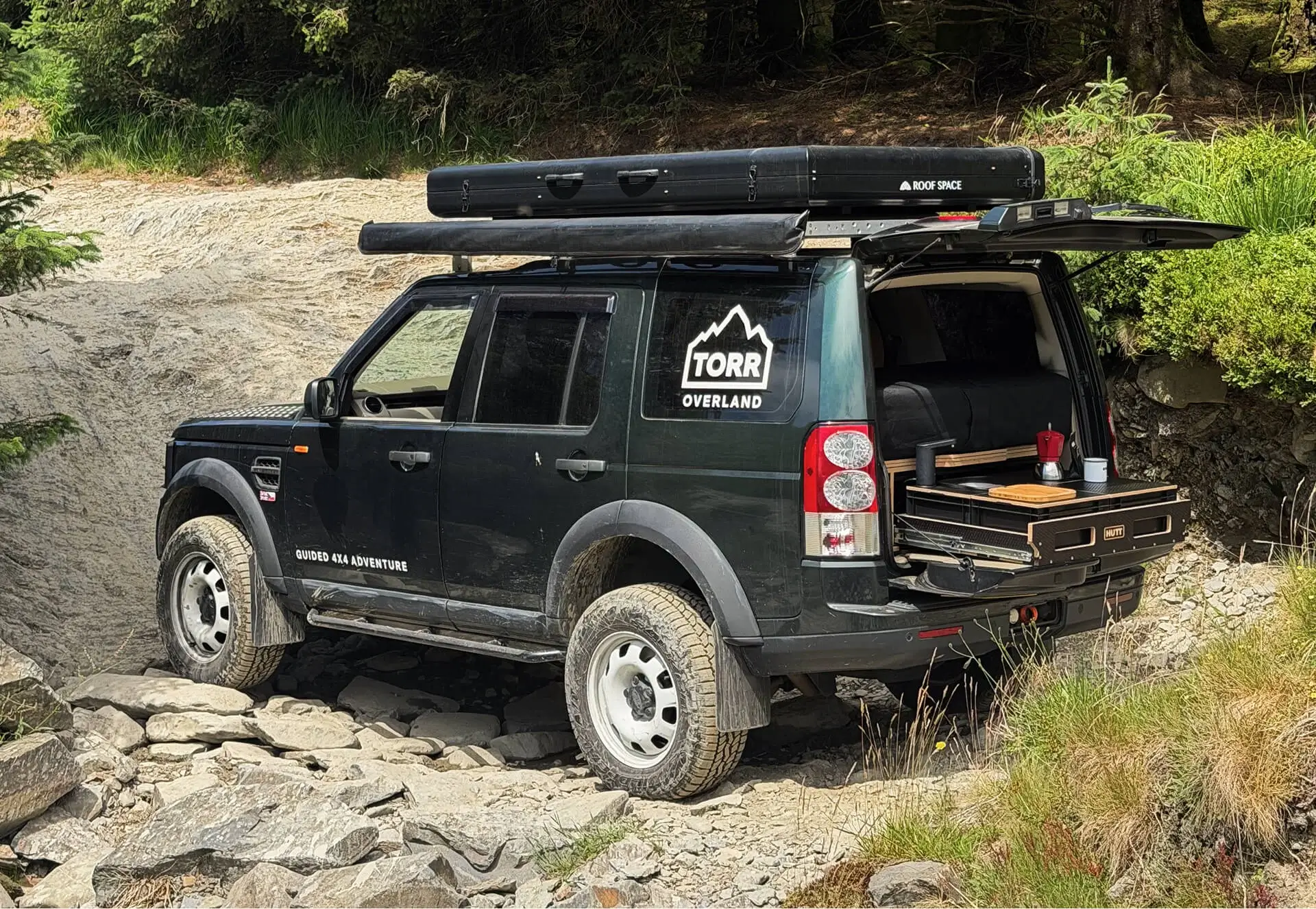 Torr Overland Land Rover Discovery 4, fitted out for overlanding